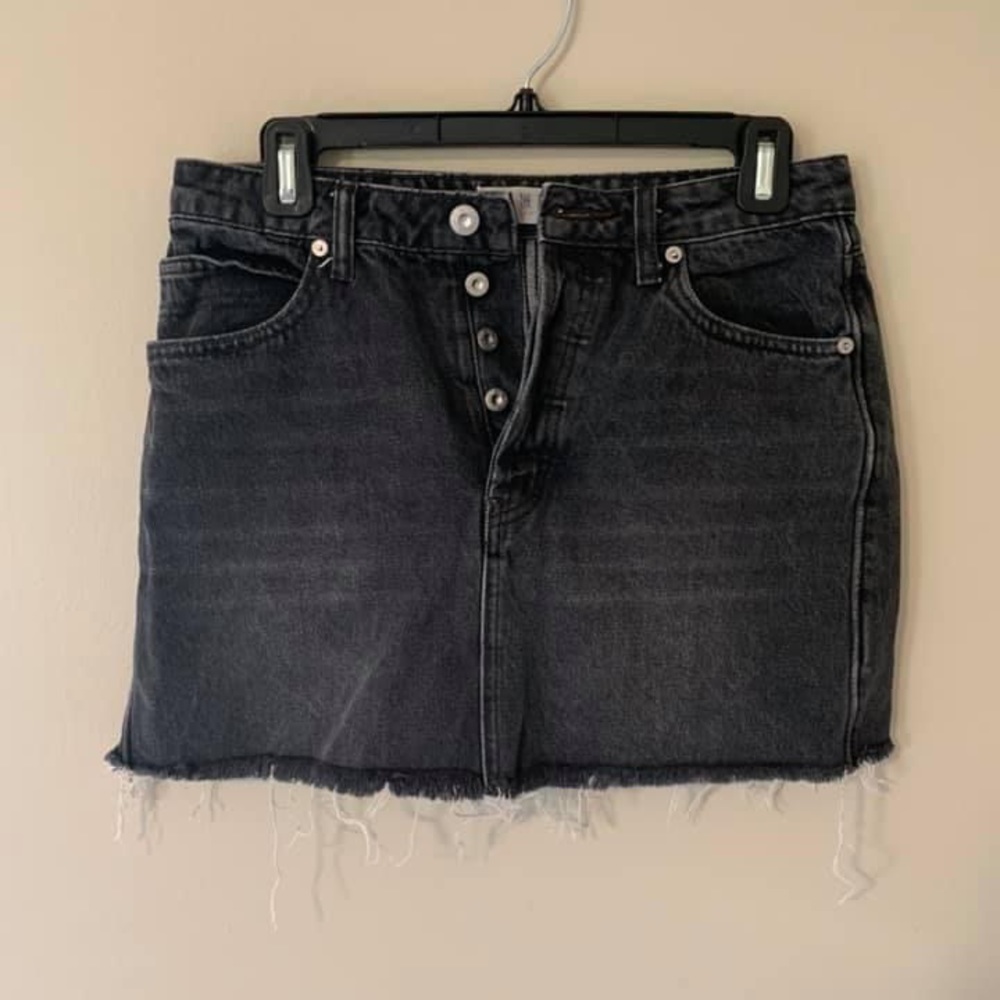 Free People denim skirt